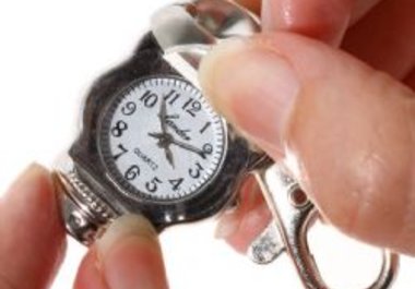 send you Pocket Quartz Watch with Keychain or Buckle big1