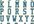 create 5 PES letter files for embroidering