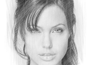skilfully sketch your face on a piece of paper and take a pic of it just big1