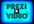 convert your prezi into a video max 1min and add music or voiceover