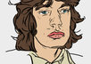 make a portrait of your favorite musician in this style small1