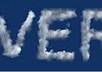 write any word or message in the form of clouds or leaves small1