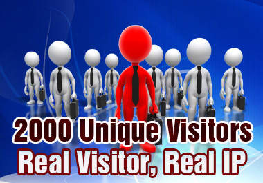 send 2000 unique and real VISITORS to your website to increase traffic big1