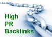 create High Quality 10 edu backlinks from High PR edu sites, and boost all backlinks