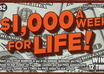 buy a 1,000 A Week For Life Illinois state lottery ticket and mail it to you