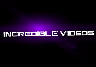 create this intro with 5 titles with lights, text effects and music big1