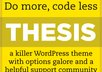 install the latest Thesis wordpress theme on your wordpress blog with a lovely skin