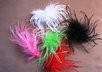 create an ostrich feather puff hairclip