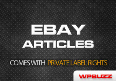 send you 650 EBAY articles with private label rights included big1