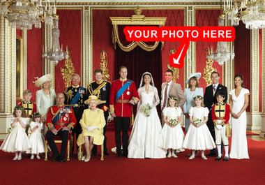 put You in the Photo of the Royal Wedding family photo session big1