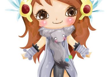 draw your game character avatar in my cute chibi style big1