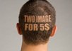 write Your Two Different Message On My Head With Different Colors