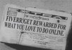 display your message or anything you want on the old newspaper