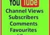 add 25 subscribers 50 Likes and 2000 views to your YouTube Videos and Check the Reviews