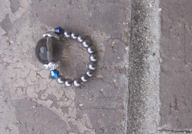 make you Beaded stretch Ring big1