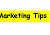give you five Marketing tips