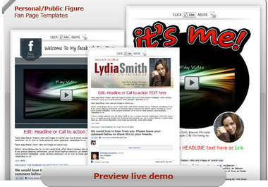 send you 3 Facebook Fanpage templates Ready to upload with Video Instructions and guide big1