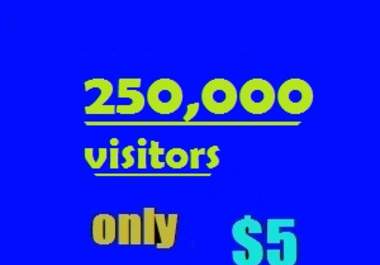 send 250,000 real human visitors to your website big1