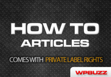 send you 8100 How to articles with private label rights included big1