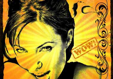cartoonize 3 of your photos with amazing sunburst effect or pencil or charcoal drawing sketch and write whatever you want on it big1