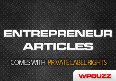 give you 256 Entrepreneur articles with private label rights included big1