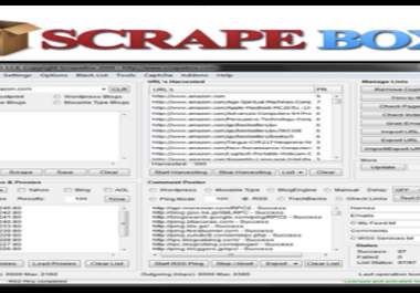 give you A freshly scraped url list for scrapebox big1