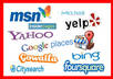 provide local business list of 168 business sites that you can submit your local business listings to
