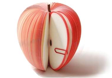 send u an Unique Creative Apple Shaped Memo Pad big1