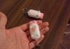 send to you or any one you want a pair of 2 LED Mini Piggy Flashlight White free shipping worlwide