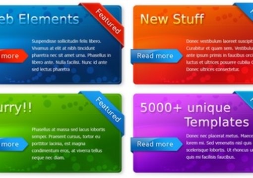design price tags and boxes with photoshop big1