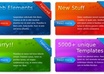 design price tags and boxes with photoshop