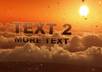 create fantastic dancing sunset cloud video text intro small1