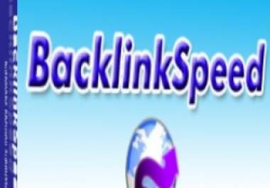 send you Backlink Speed software worth usd99 just big1