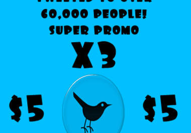 tweet Your Anything to My 200,000+ REAL Twitter Followers 2 Times With Proof big1
