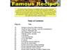 give you 600+ Recipe Top Secret Famous Cookbook ebook