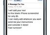 design a fake iPhone text message