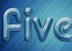 write your name or any word with a Super Glossy Reflective Text Effect