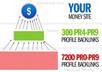 create a link wheel pyramid with 5000 backlinks