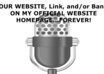 put your website, link, and description, graphic, or banner on my website homepage forever which receives 300 to 500 daily views and growing