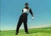 juggle a golfball on a golf club, then hit it, followed by a message of your choice