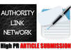 submit your article to Authority Link Network