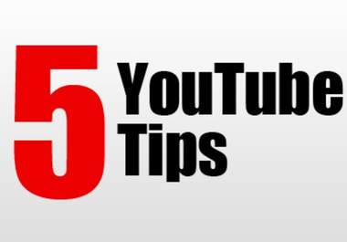 give you FIVE tips on how to improve your YouTube videos big1