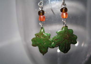make a pair of Autumn Leaf Earrings big1