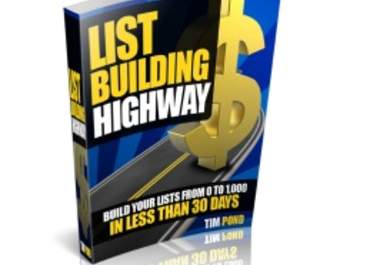 tell you how to build your lists from 0 to 1,000+ in less than 30 days big1