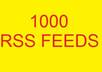 create POWERFUL 1000 rss feeds for your 5000 backlinks and ping every link