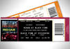 create / design your nightclub event, party, or concert tickets