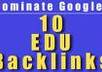 build  10 Dofollow Edu backlinks for You To Help You Rank Higher in Google