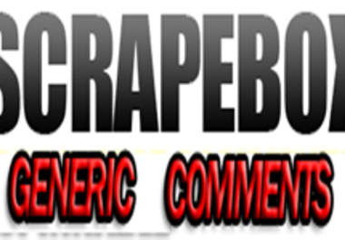 give you 12228 generic comments for scrapebox big1