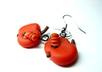make you delicious looking apple EARRINGS