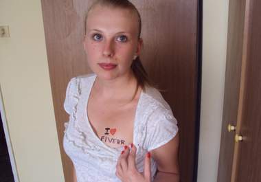 take 3 pictures of me promoting your text, fansign, business, website and everything you like big1